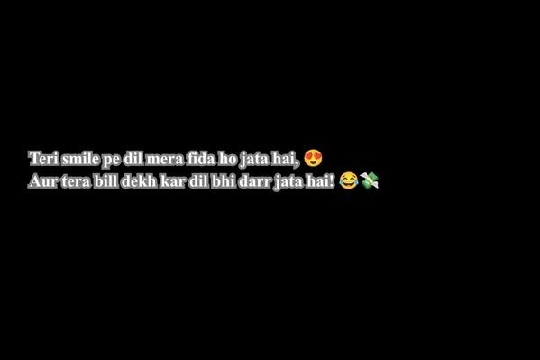 Romantic Comedy Shayari For Girlfriend