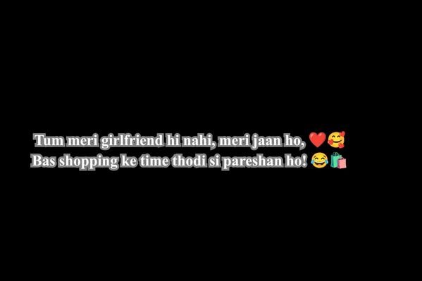 Romantic Comedy Shayari For Girlfriend